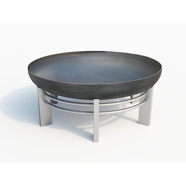 Curonian Jura Stainless Steel & Wood Burning Fire Pit 79Jura - main